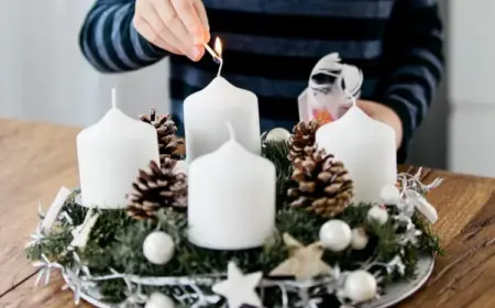 Adventskranz anzünden länger Tannengrün frisch bleibt