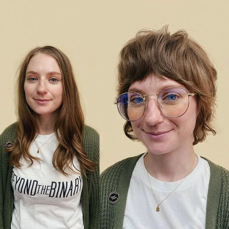 Bixie Frisuren für Frauen mit Brille stylen Tipps