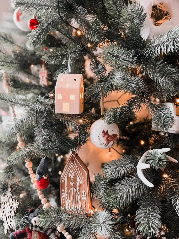 Christbaumschmuck selber basteln skandinavisch dekorieren zu Weihnachten