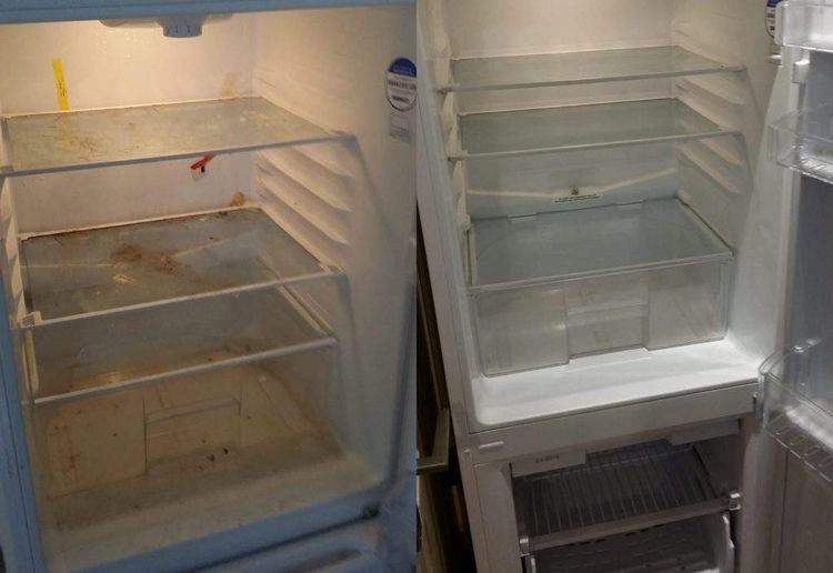 Edelstahl-Kühlschrank reinigen - So bekommen Sie mit Hausmitteln Ihr Gerät wieder strahlend sauber