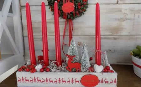 Einfache und schnelle DIY-Projekte, um einen Adventskranz zu machen