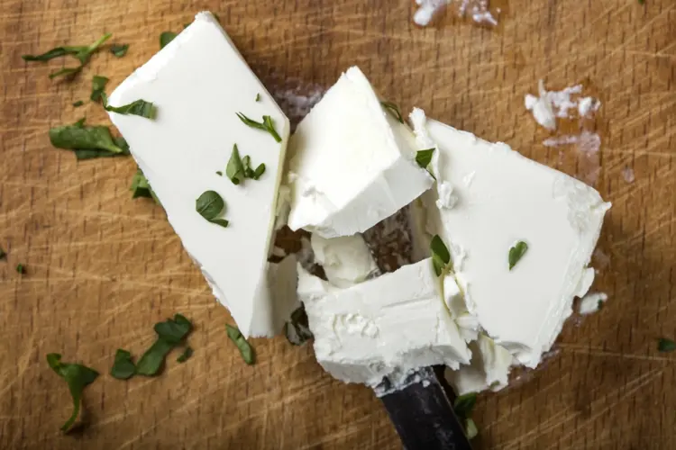 Feta cheese for a Greek-style recipe