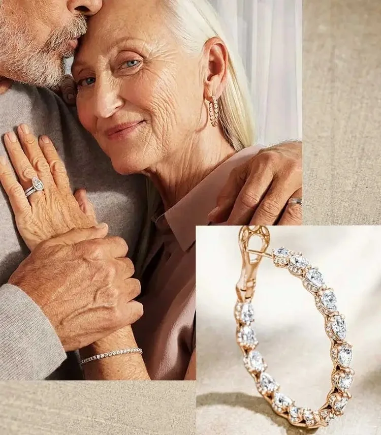 Geschenk für einen besonderen Anlass - Diamant-Schmuck für Frauen ab 60