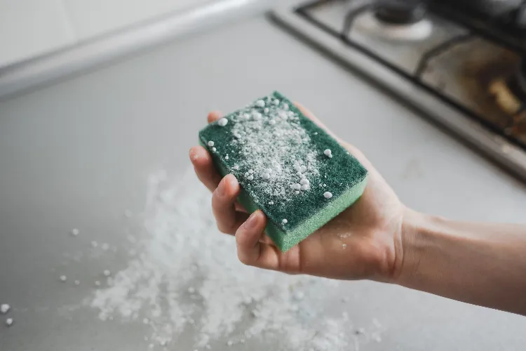 Glaswand Dusche entkalken Duschkabine reinigen Hausmittel