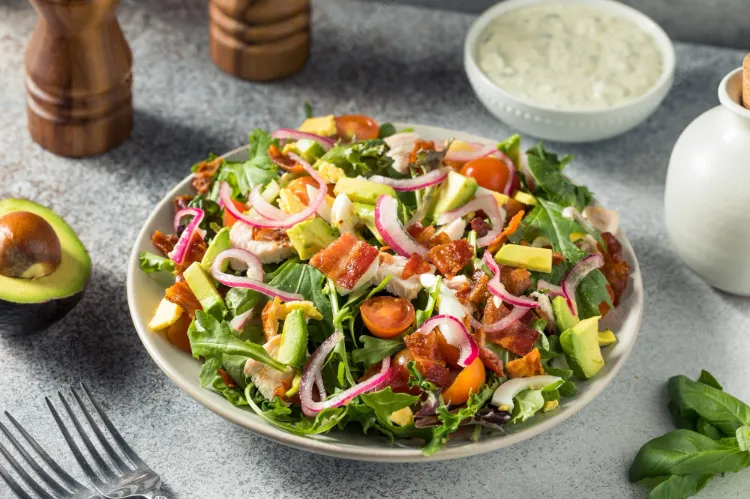 Green Goddes Salad Rezept mit Weißkohl Cobb Salat Varianten