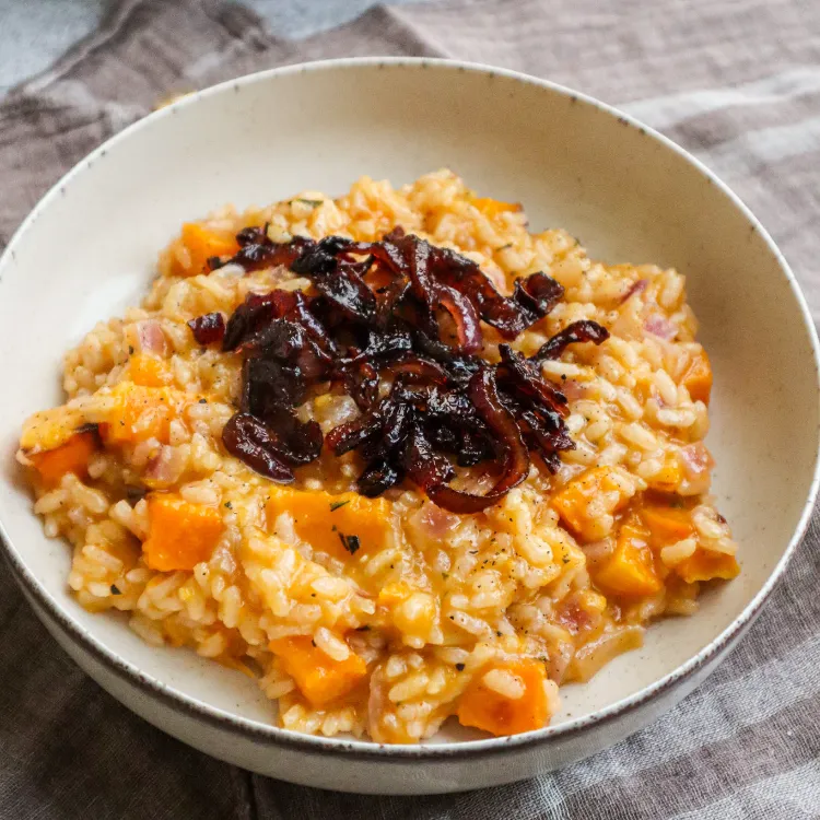 Hearty Persimmon Recipe Dinner Persimmon Risotto with Goat Cheese
