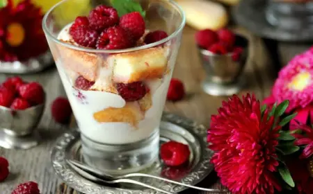 Himbeeren Dessert im Glas Rezept schnelles Tiramisu mit Beeren