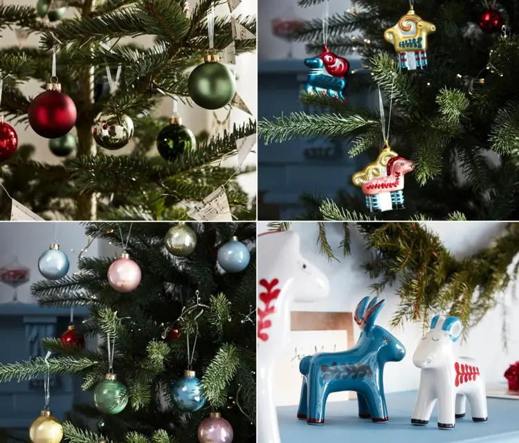 Ikea zu Weihnachten 2022 - Christbaumschmuck aus der Vinterfint-Kollektion