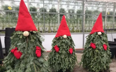 So einfach können Sie Weihnachtswichtel basteln aus Naturmaterialien für den Außenbereich