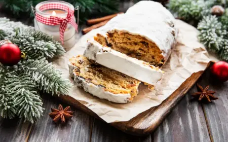 Stollen formen ohne Form Butterstollen Rezept saftig