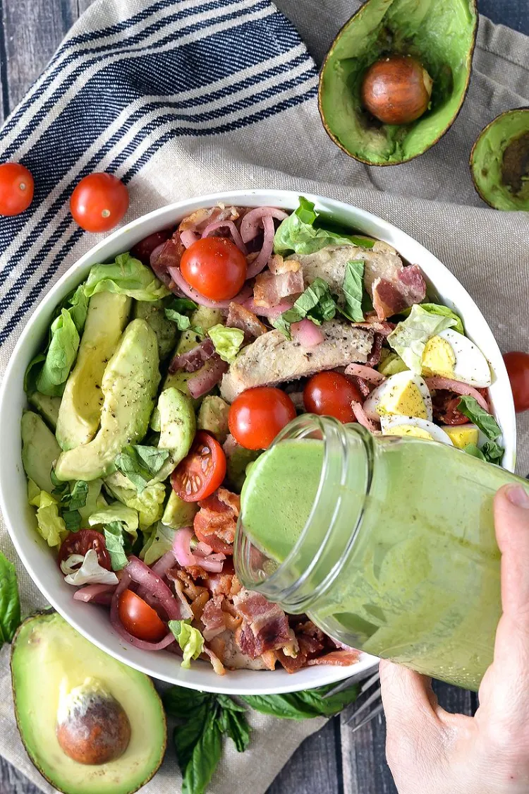 TikTok Green Goddes Salad Rezept vegan gesunde Salatrezepte zum Abnehmen