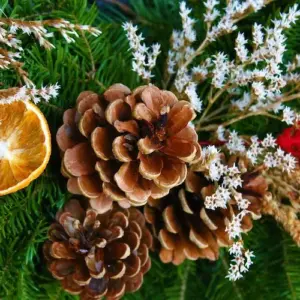 Winterdeko basteln aus Naturmaterialien - Weihnachtliches Flair zu Hause schaffen
