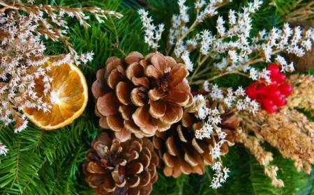 Winterdeko basteln aus Naturmaterialien - Weihnachtliches Flair zu Hause schaffen