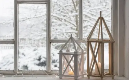 Winterdeko für die Fenster - einfache und günstige DIY-Ideen