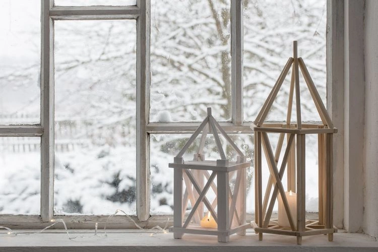 Winterdeko für die Fenster - einfache und günstige DIY-Ideen