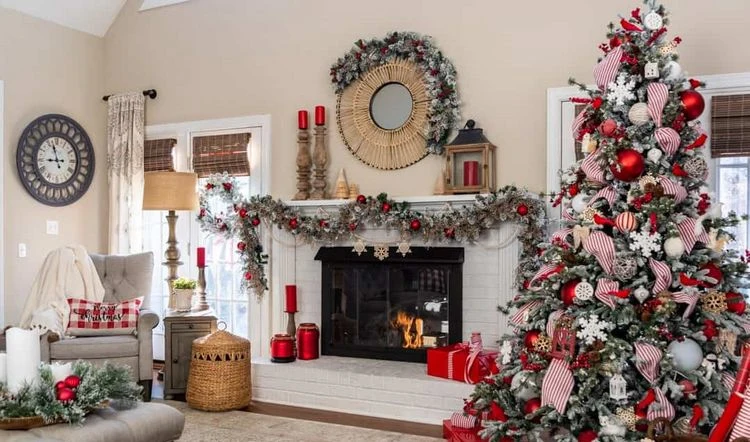 Wohnraum weihnachtlich dekorieren - Trends 2022