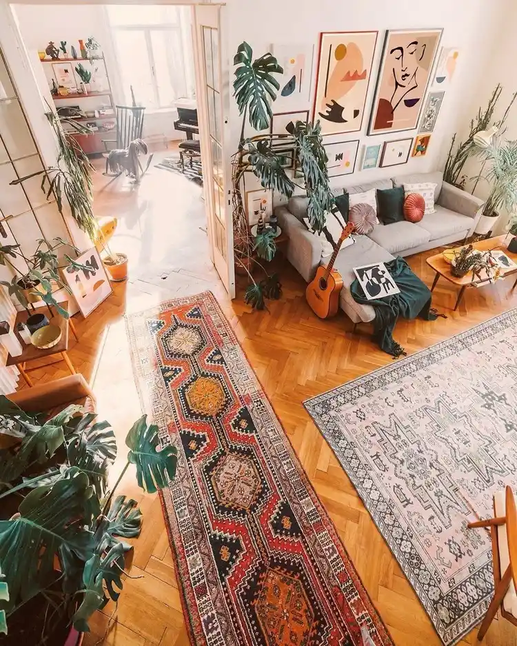 Wohnzimmer im Boho-Chic - Bringen Sie mit diesen Ideen einen Hauch von entspanntem Luxus in Ihr Zuhause