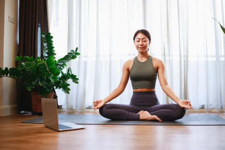 Yoga Übungen für Anfänger Fitness Adventskalender basteln Ideen