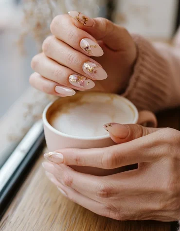 Dezente Details können einem schlichten Nageldesign Pep verleihen