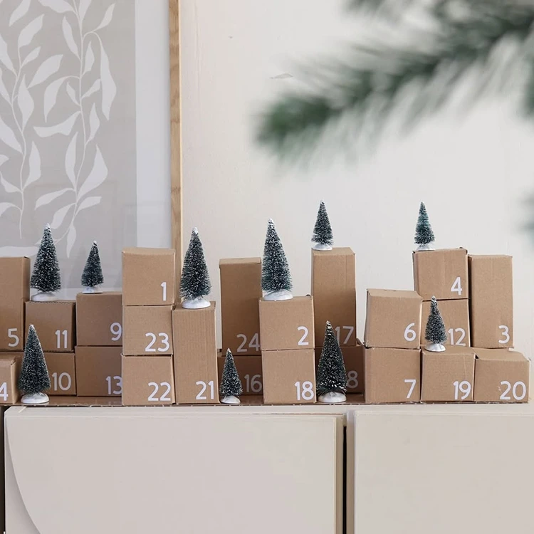 diy adventskalender für teenager aus einfachen pappschachteln