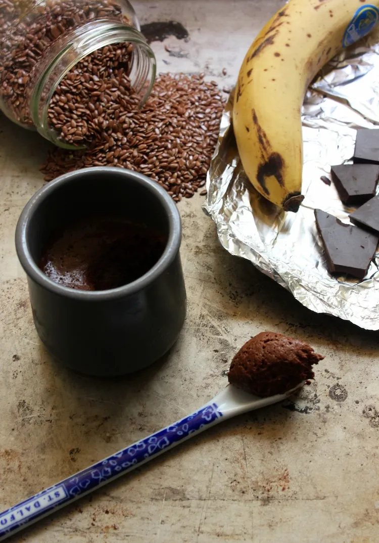 dunkle schokolade mit kaffee und leinsamen mischen und gesunde getränke zum abnehmen selber machen
