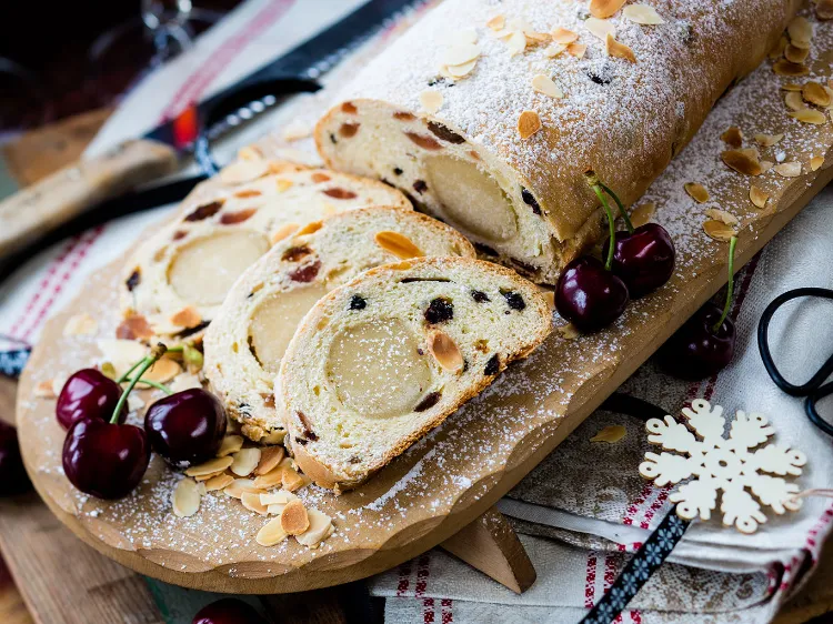 simple butter stollen recipe Grandma's marzipan stollen Thermomix