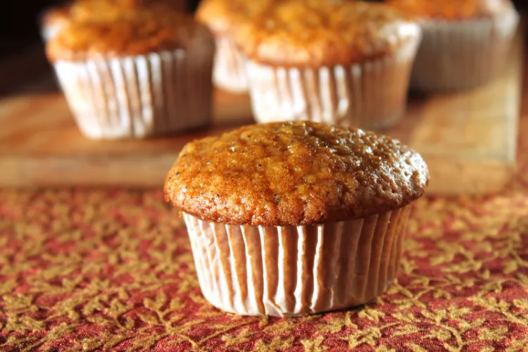 Fall muffins breakfast persimmon recipe