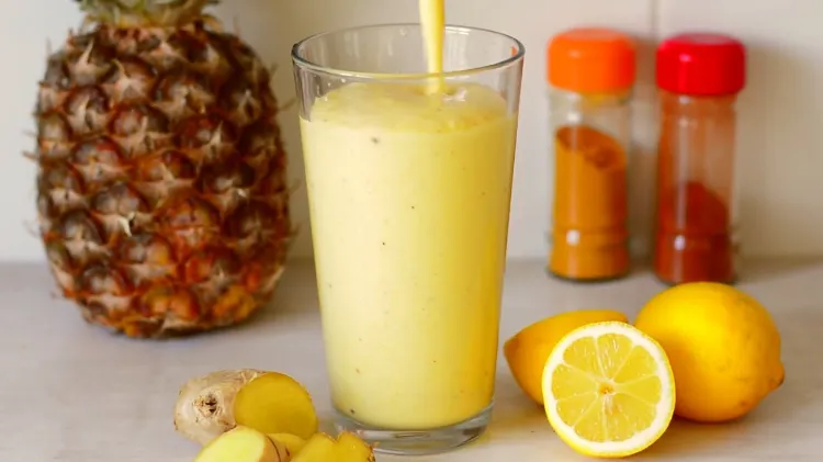hilft Ananas bei Husten Hustensaft Smoothie selber machen