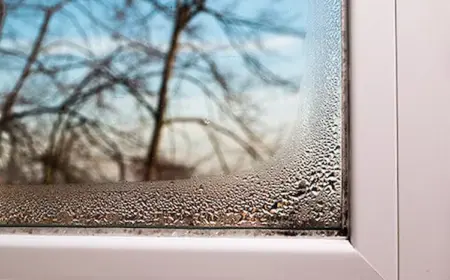 im herbst oder winter tritt kondenswasser durch unterschiede in den temperaturen auf fensterscheiben auf