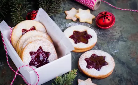 vegane Spitzbuben Weihnachtsplätzchen Rezepte veganes Weihnachtsgebäck