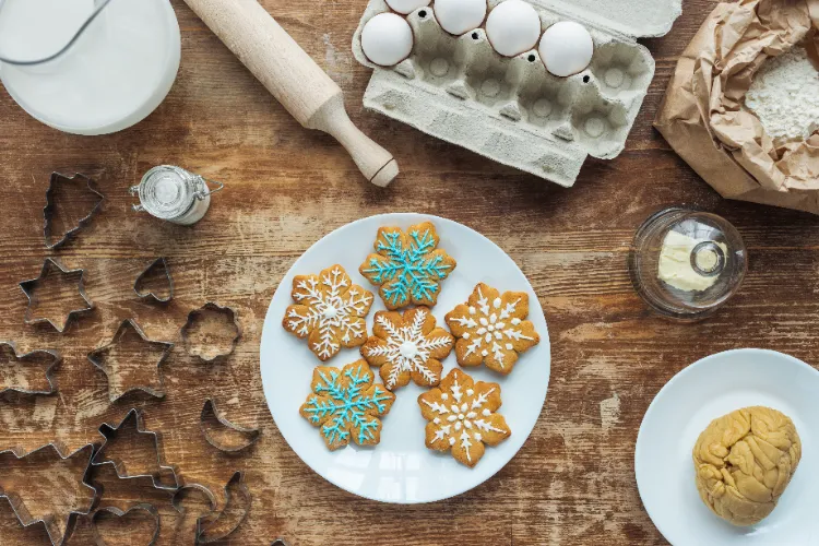 veganes Weihnachtsgebäck Rezept vegane Plätzchen zum Ausstechen