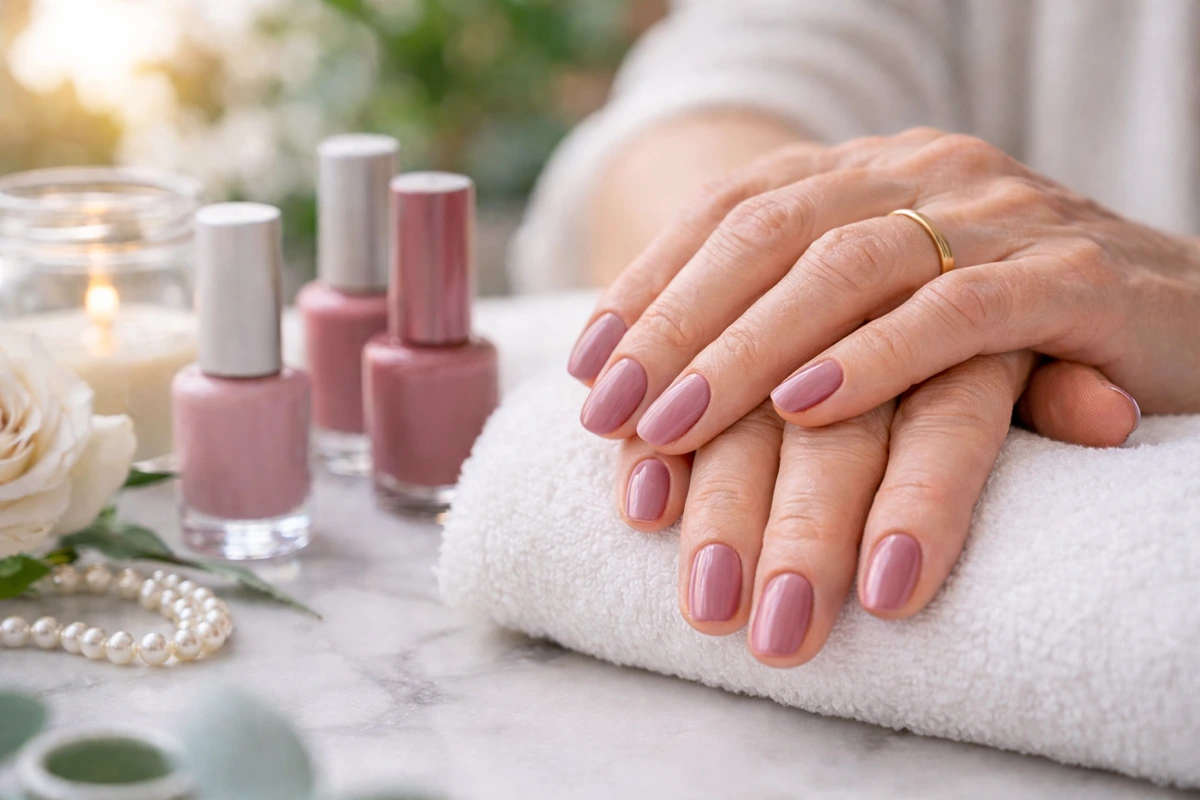 Welche Nagellackfarbe ab 60 im Alltag tragen
