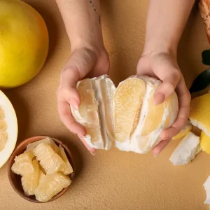 wie schneidet man pomelo