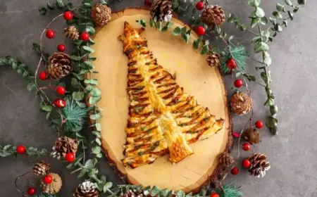 Blättertreig Tannenbaum Rezept für herzhaftes essen