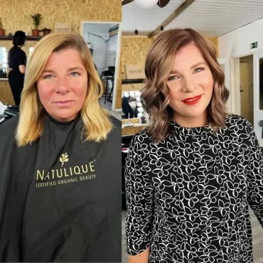 Bob Frisuren für mittellange Haare ab 50 mit Wellen