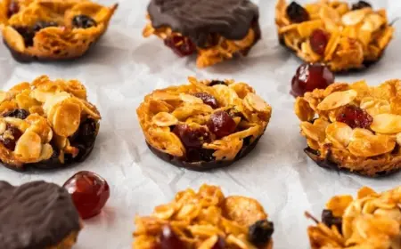 Diese köstlichen Mandelkekse, gefüllt mit Trockenfrüchten und Karamell, sind ein tolles Geschenk