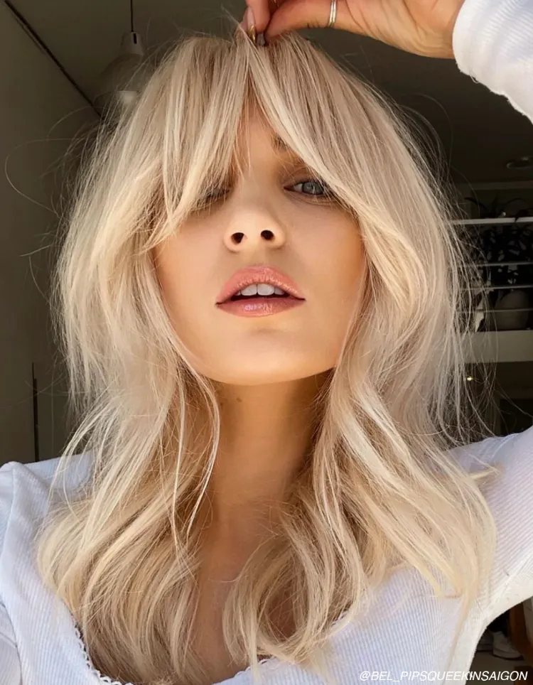 Frisuren Trends 2023 Modern Shag Cut Frisur dünnes Haar Tipps