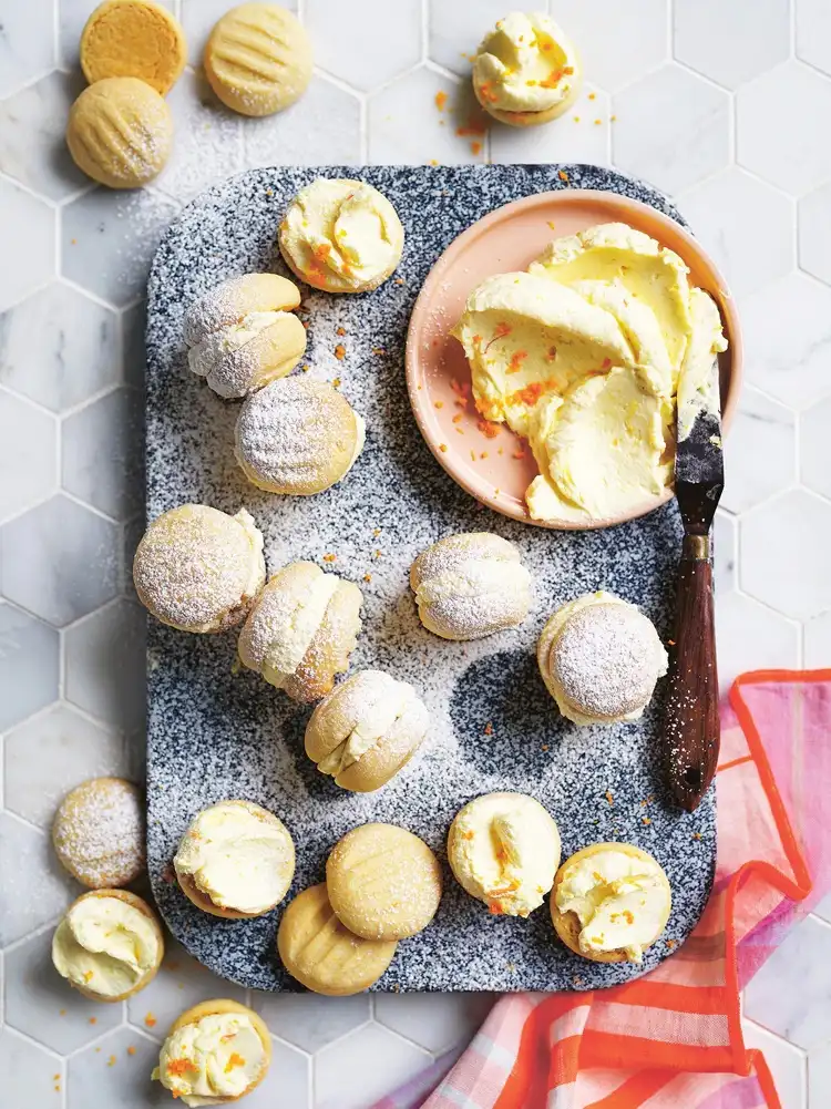 Leckere Vanille Kekse mit Füllung zubereiten