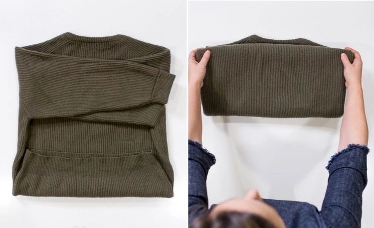 Mit dieser Falttechnik werden Ihre Pullover nie knittern