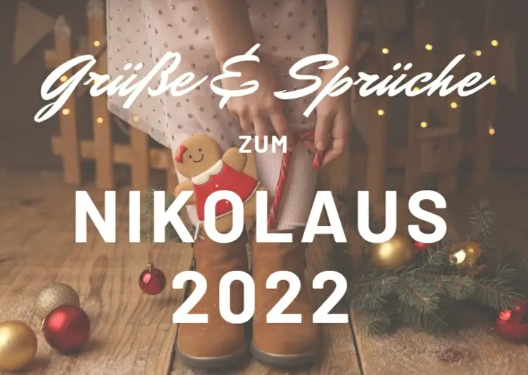 Nikolaus Sprüche 2022 für Kinder und Erwachsene