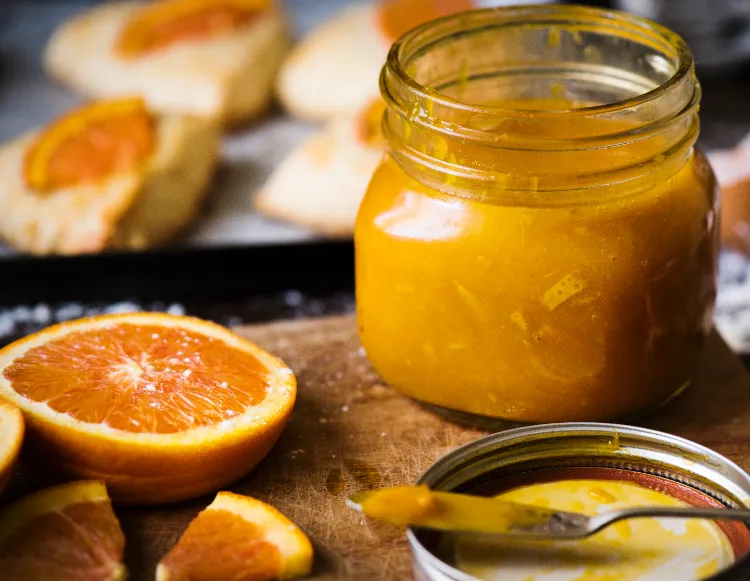 Orangenmarmelade Rezept einfach Weihnachtsgeschenke aus der Küche