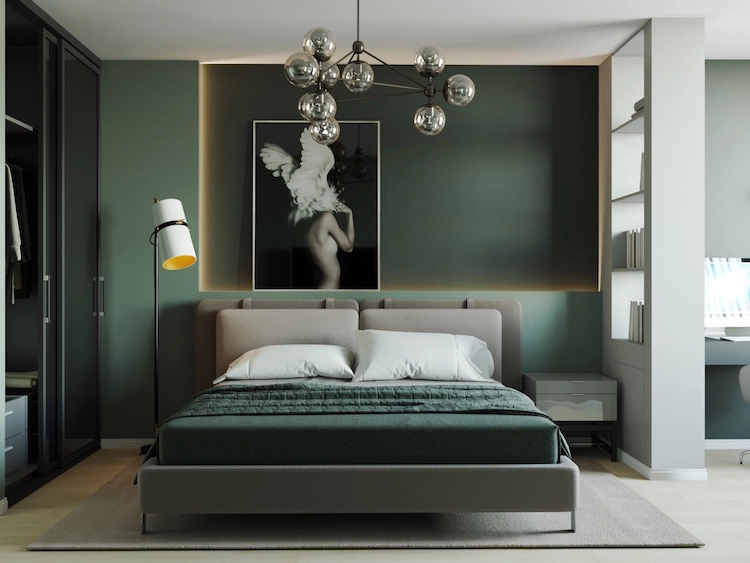 Smaragdgrün ist eine Farbe, die Eleganz ausdrückt und für Innenräume sehr gut geeignet ist