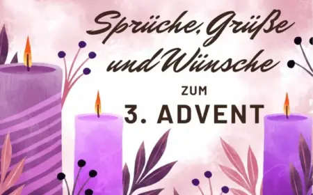 Sprüche zum 3. Advent versenden an Freunde und Familie