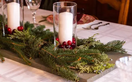 Tischdeko zu Weihnachten mit Naturmaterialien selber machen und eine glänzende Atmosphäre für die Feiertage schaffen