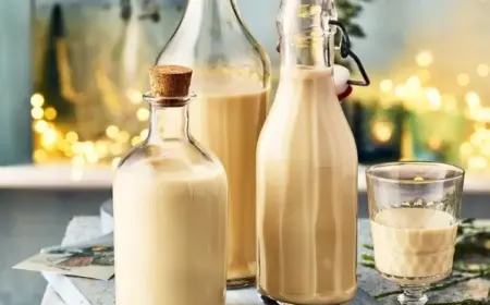 Vanillekipferl Likör selber machen zu Weihnachten schnelles Rezept