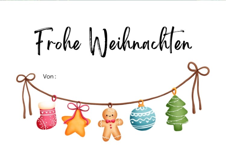 Weihnachtsgrpüße an Familie und Freunden verschicken