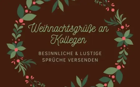 Weihnachtsgrüße an Kollegen senden - Kostenlose Vorlagen für Whatsapp oder zum Ausdrucken