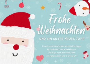 Weihnachtskarten mit besonderen Weihnachtsgrüßen