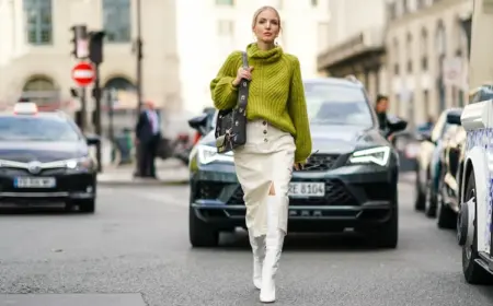 Wie kann man einen Rock und Stiefeln für das Winter-Outfit kombinieren