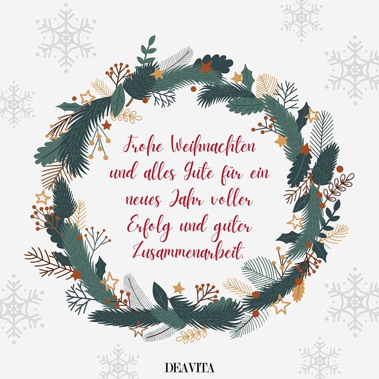 Alles Gute, viel Erfolg und gute Zusammenarbeit